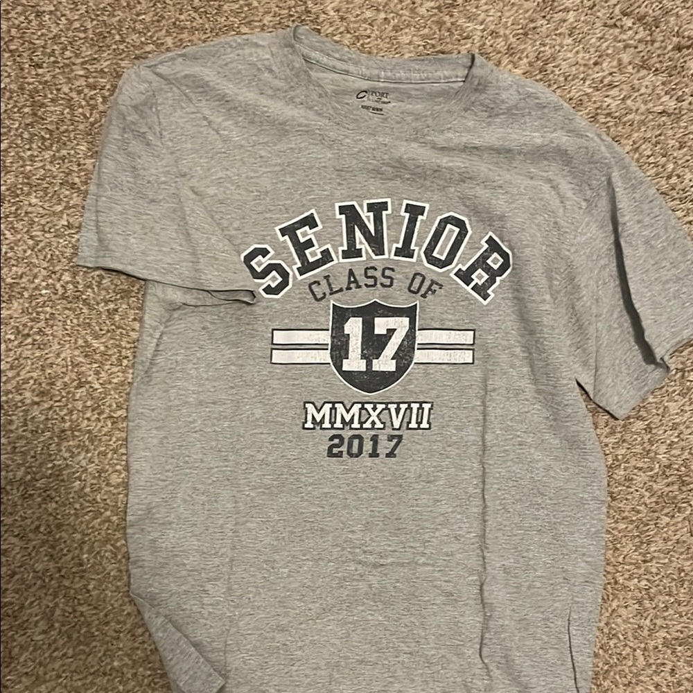 Champion Gray Senior Class 2017 T-Shirt